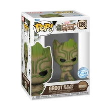 Funko POP! Marvel: We Are Groot - Black Panther Groot figura #1398