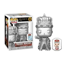 Funko POP! Rocks: Queen - Freddie Mercury King (Platinum) with Pin (SE) figura #184