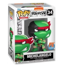 Funko Pop! Comics: Teenage Mutant Ninja Turtles - Michelangelo* (PX Previews Exclusive) #34 Vinyl Figure #34