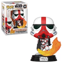 Funko Pop! Star Wars: The Mandalorian - Incinerator Stormtrooper #350 Bobble-Head Vinyl Figure
