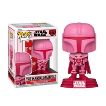 Funko POP! Star Wars: Valentines - Mando w/Grogu figura #498