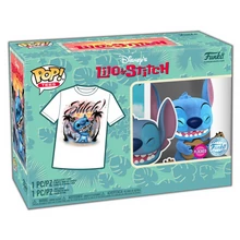 Funko POP! &amp; Tee Lilo &amp; Stitch - Ukelele Stitch figura és póló (S)