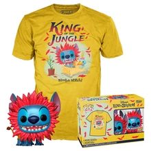 Funko POP! &amp;amp; Tee: Stitch Costume - Simba figura és póló (XL)