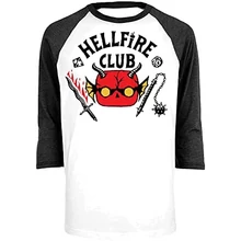 POP! Tee: Stranger Things - Hellfire Club 3/4 - S