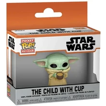 Funko POP! Mandalorian - Child w/Cup kulcstartó