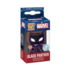 Funko POP! Keychain Holiday: Marvel - Black Panther figura