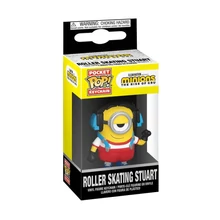 Funko POP! Keychain - Minions - Roller Skating Stuart figura