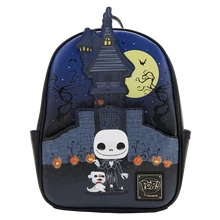 Loungefly POP! - Nightmare before Christmas: Jack Skellington House mini hátizsák