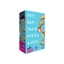Süti, sapi, taco, pizza, ajcsi 