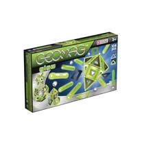 Geomag mágneses építőjáték - Foszforeszkáló, 104 db-os