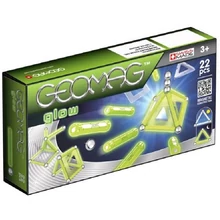 Geomag mágneses építőjáték - Foszforeszkáló, 22db