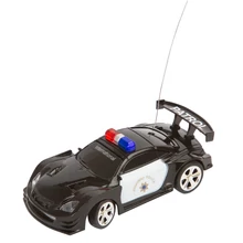 RC Police Mini Racer Black &amp;amp; White távirányítós versenyautó