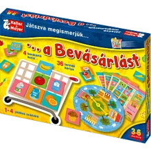 Játszva megismerjük a bevásárlást társasjáték