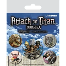 Attack on Titan (S3) - Táska kitűző szett