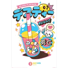 Ilustrata (DEATH BUBBLE TEA) maxi poszter