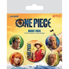 One Piece (Live Action) - Táska kitűző szett