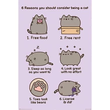 Pusheen (REASONS TO BE A CAT) maxi poszter