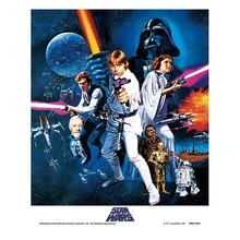 STAR WARS (NEW HOPE ONE SHEET) - FRAMED