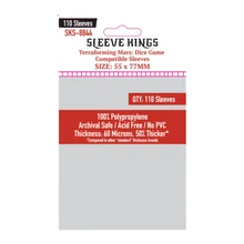 Sleeve Kings &quot;Terraforming Mars - Dice Game&quot; kártyavédő (110 db-os csomag) 55 x 77 mm