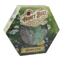 Honey Buzz Wooden Coins, társasjáték kiegészítő