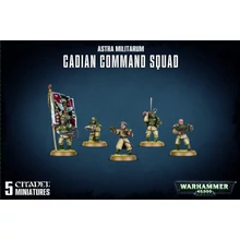 Astra Militarum: Cadian Command Squad minifigurák