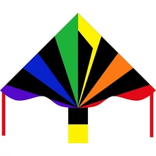 Invento Eco Line Simple Flyer Black Rainbow - 120 cm