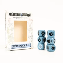 Frenetikus forgatás fém dobókocka szett