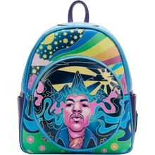 Loungefly Jimi Hendrix Psychedelic mintájú mini hátizsák