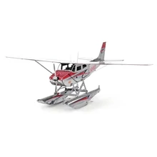 Metal Earth Cessna 182 hidroplán - lézervágott acél makettező szett