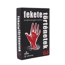 Fekete történetek 3. logisztori rejtvények dobozborító