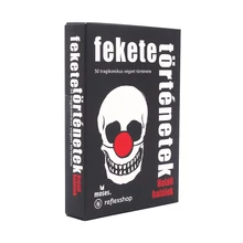 Fekete történetek: Haláli halálok logisztori rejtvények dobozborító