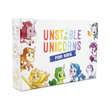 Unstable Unicorns for Kids angol nyelvű társasjáték dobozborító