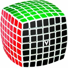 V-Cube 7x7 versenykocka lekerekített fehér