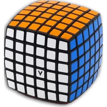 V-Cube 6x6 versenykocka lekerekített fekete