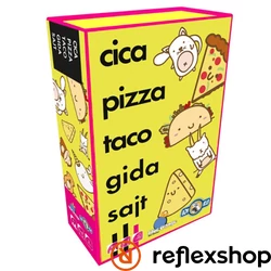 Cica, pizza, taco, gida, sajt borító