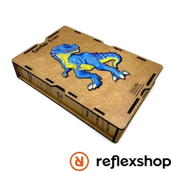 Rémisztő T-Rex fa puzzle, L méret