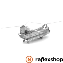 Metal Earth Boeing CH-47 Chinook helikopter - lézervágott acél makettező szett