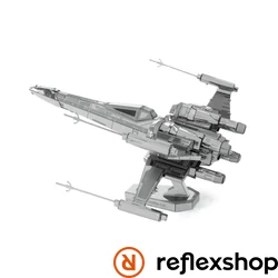 Metal Earth Star Wars Poe Dameron's X-wing Fighter űrrepülő - lézervágott acél makettező szett