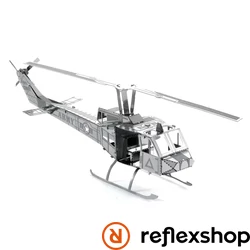 Metal Earth UH-1 helikopter - lézervágott acél makettező szett