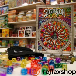 Sagrada társasjáték csomagolással