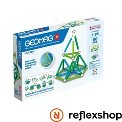 Geomag mágneses építőjáték - Classic Green Line 60 db-os