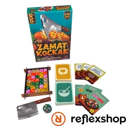 Zamatkockák társasjáték - játékelemek