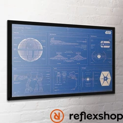 Star Wars: Imperial Fleet Blueprint maxi poszter