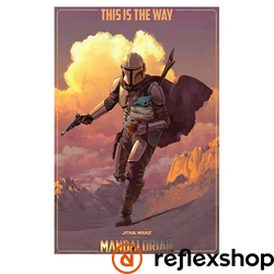 Star Wars: The Mandalorian (On the run) maxi poszter