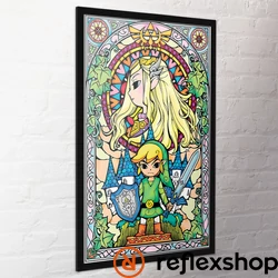 The Legend of Zelda (STAINED GLASS) maxi poszter