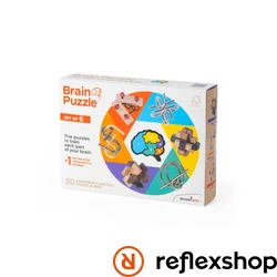 Brain Puzzle set of 6 logikai játék