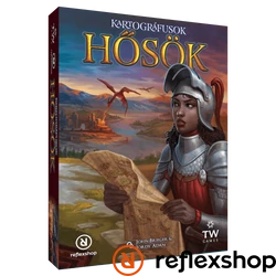 Kartográfusok - Hősök társasjáték dobozborító