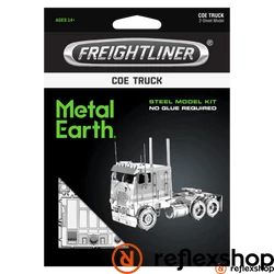 Metal Earth Freightliner COE Kamion - lézervágott acél makettező szett