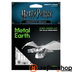 Metal Earth Harry Potter Gringottsi sárkány - lézervágott acél makettező szett