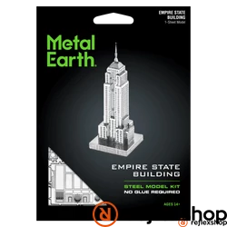 Metal Earth ICONX Empire State Building - nagyméretű lézervágott acél makettező szett